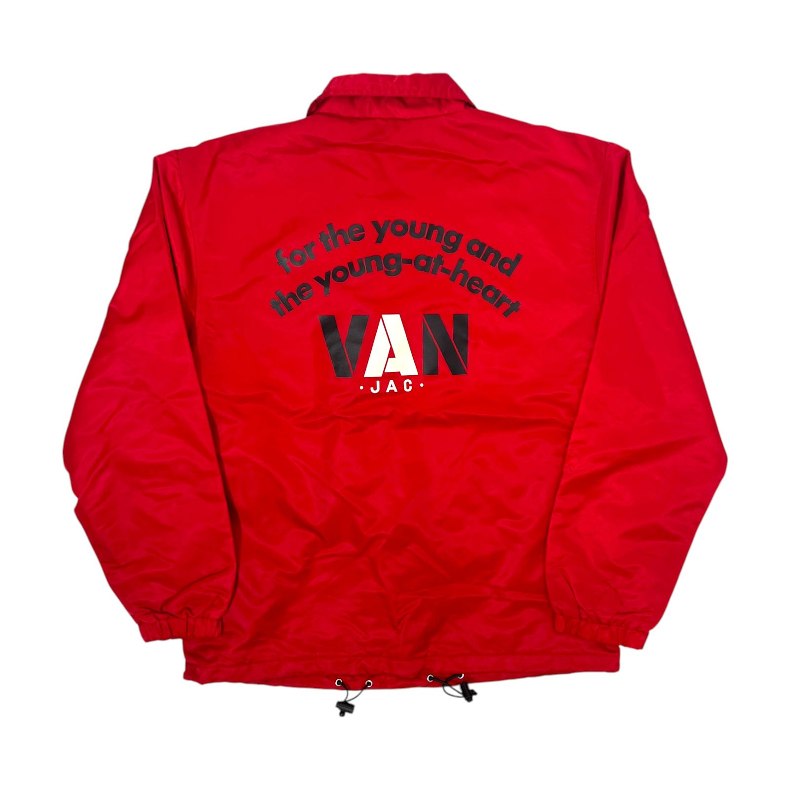 VAN JAC ヴァンヂャケット タグ付き アーチロゴ ナイロン コーチ