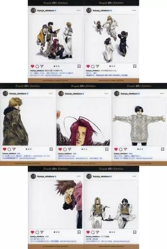 中古】キャラカード 全7種セット イベント限定特典SNS風クリアカード