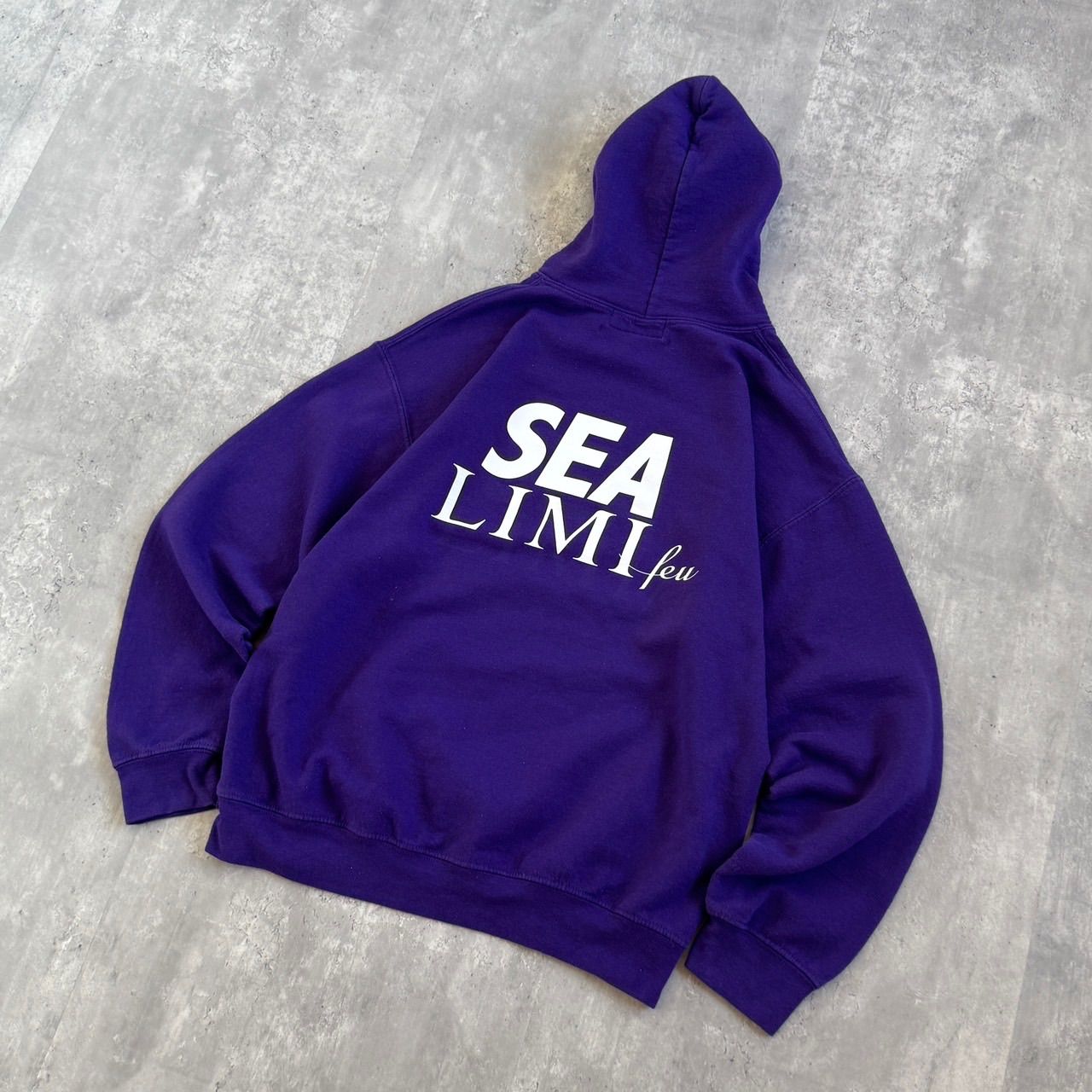 WIND AND SEA × LIMI feu ウィンダシー リミフゥ 20SS プルオーバーフーディー パープル LN-T56-037