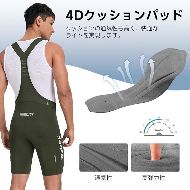 メンズ サイクルパンツ