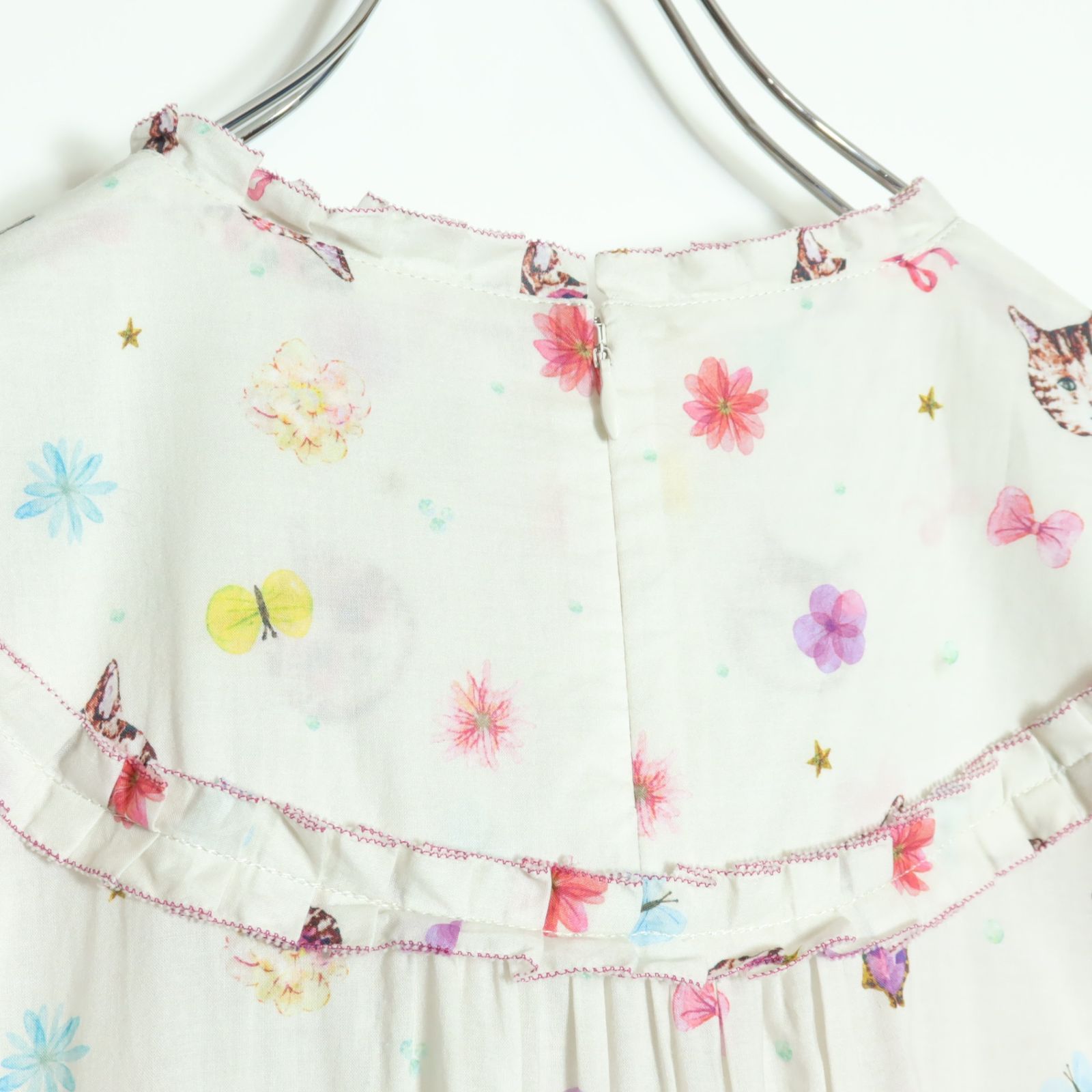 極美品】ピンクハウス アルカリ☆ふんわりフォルム♪キャットptの綿  