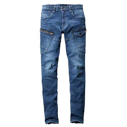 45インディゴ_S バートル 作業服 カーゴパンツ ユニセックス 5002 コーデュラデニム S 45インディゴ