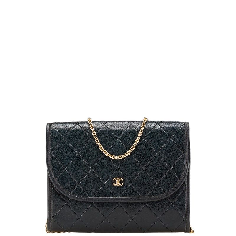 シャネル マトラッセ ココマーク 斜め掛け チェーン ショルダーバッグ  