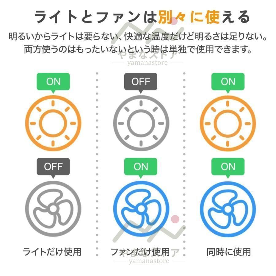 扇風機付き 照明器具