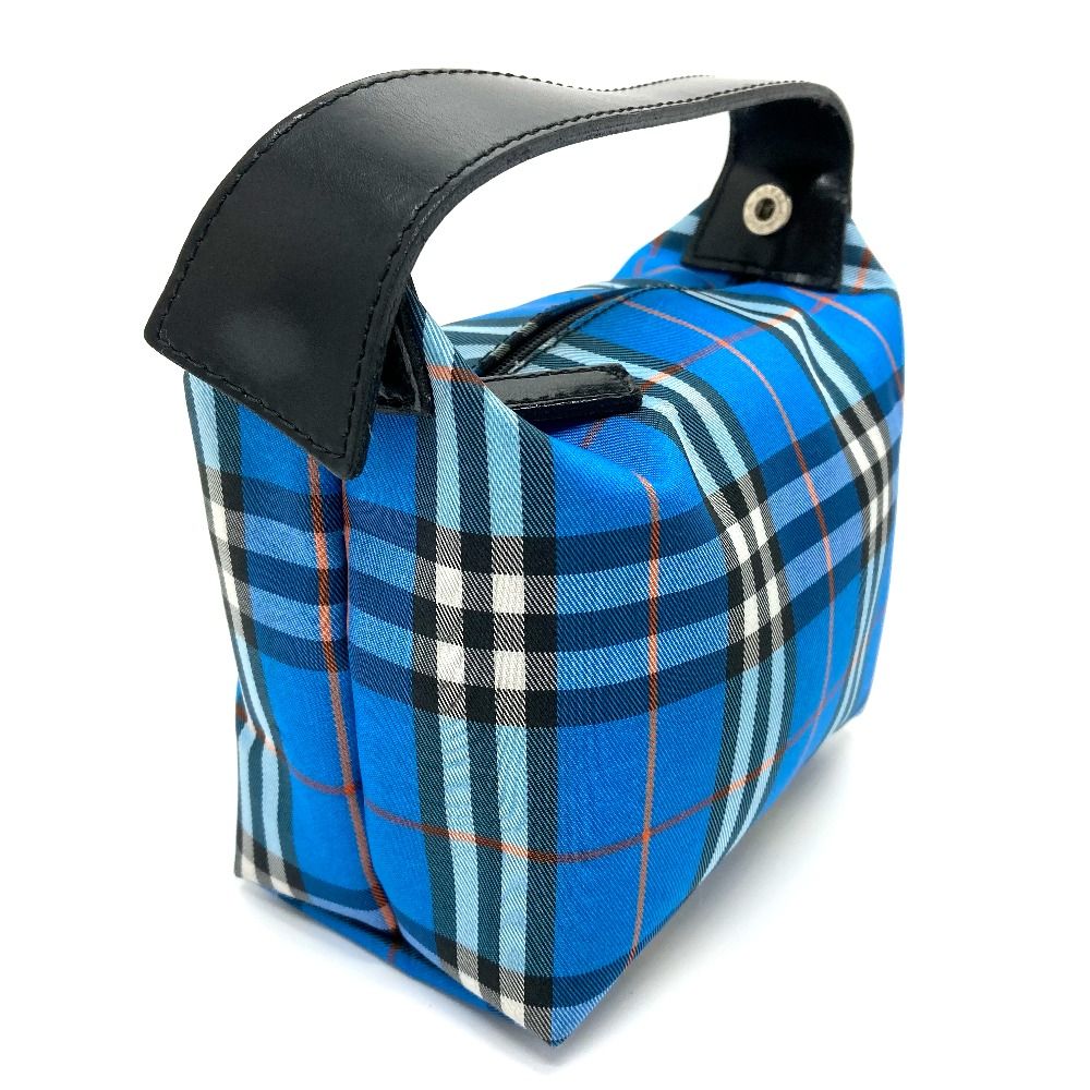 良品 バーバリー バニティバッグ ハンドバッグ アクセサリーポーチ ノバチェック BURBERRY バーバリー ノバチェック バニティバッグ ベージュ