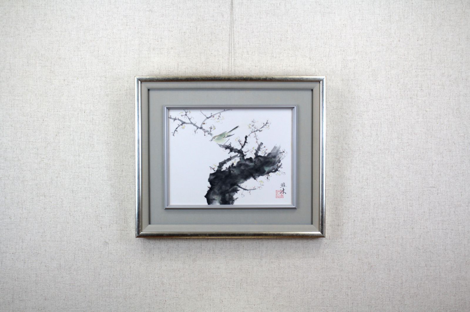 原田盈波 日本画『春声香枝』 絵画 - 北海道画廊（絵画 複製名画  