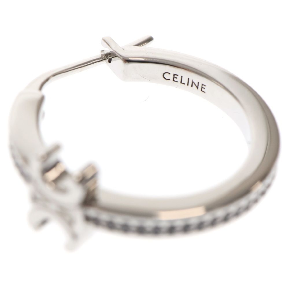 CELINE (セリーヌ) Triomphe Sparkle Hoops トリオンフ