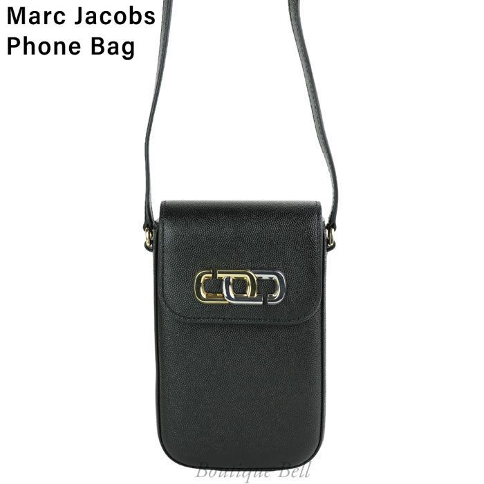 【Marc Jacobs】マークジェイコブス レザー フォンクロスボディ スマホショルダーバッグ