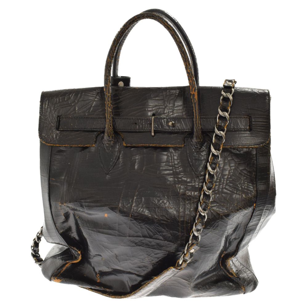 MARC MARMEL HERMAN マークマーメル クラックレザー ブラック MARC MARMEL HERMAN マークマーメル クラックレザー ブラック MARC