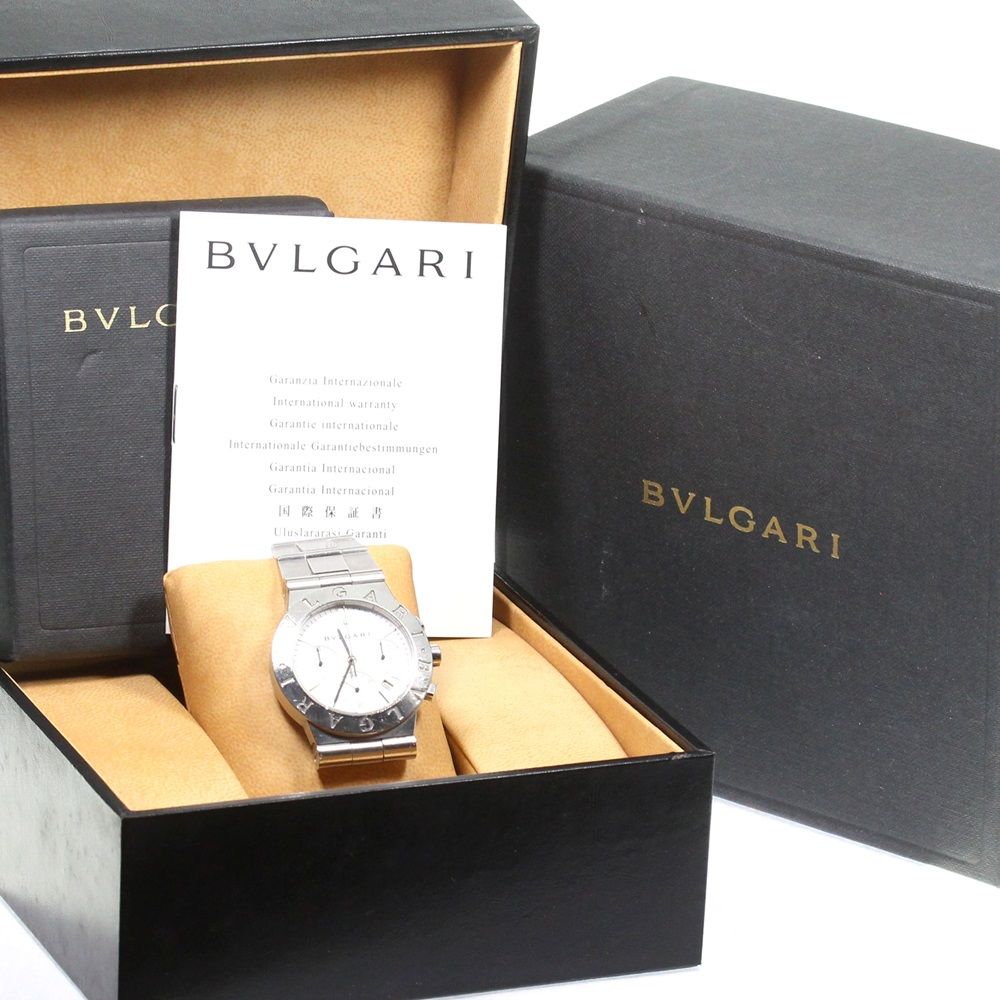 ブルガリ BVLGARI CH35S ディアゴノ スポーツ クロノグラフ クォーツ メンズベルトジャンク箱・保証書付き_801864 - メルカリ