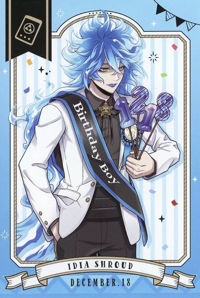 中古】ポストカード イデア・シュラウド おめかしバースデーver