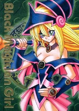 アニメ系トレカ レリーフ ブラックマジシャンガール|グリーン| GBAソフト遊戯王ダンジョンダイスモンスターズ DDM 特典
