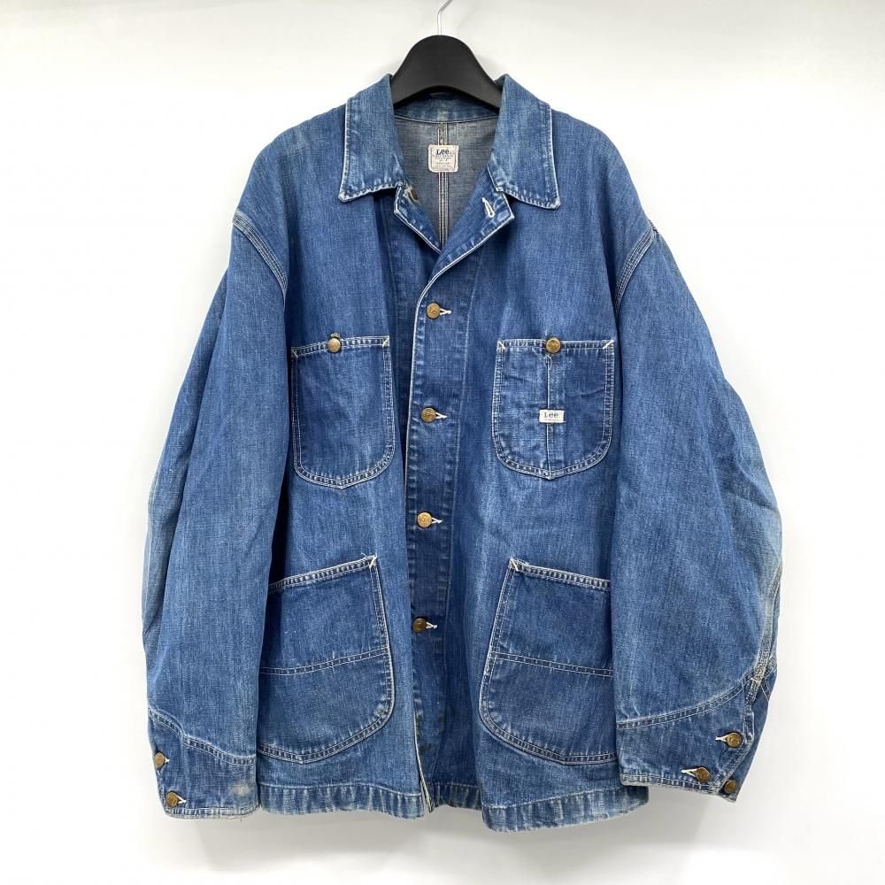 Lee デニムカバーオール インディゴ 中古・古着通販】LEE (リー) 復刻91-J カバーオール インディゴ
