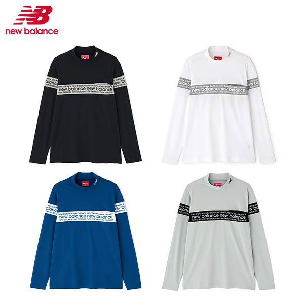 ニューバランス 5267002 保形性 ストレッチ 長袖 モックネック プルオーバー シャツ