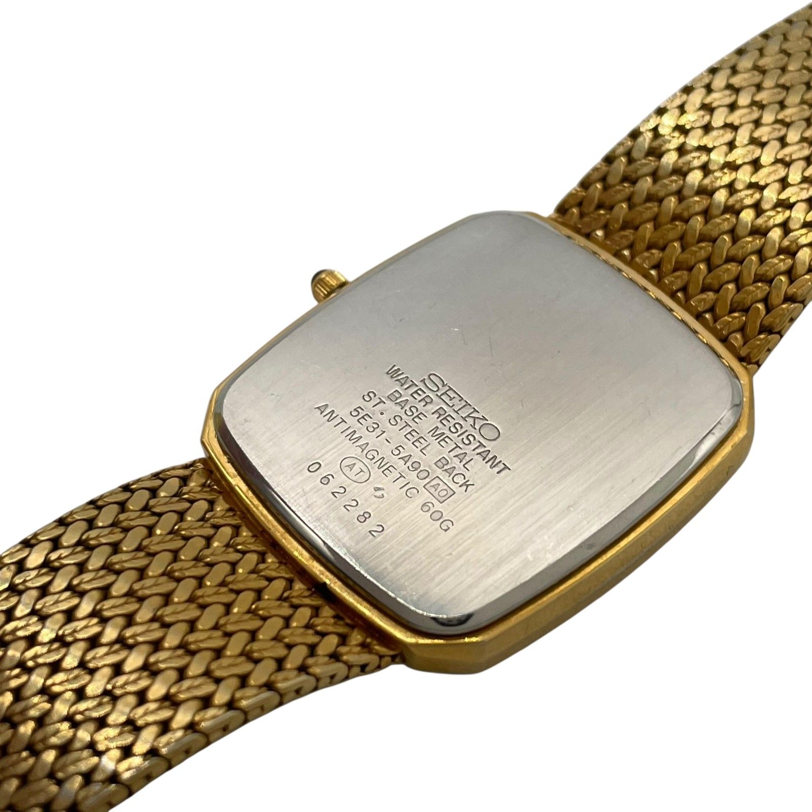 Seiko セイコー Dolce 5E31-5A90 ゴールド ダイヤ Yahoo!オークション -「5e31-5a90」の落札相場・落札価格