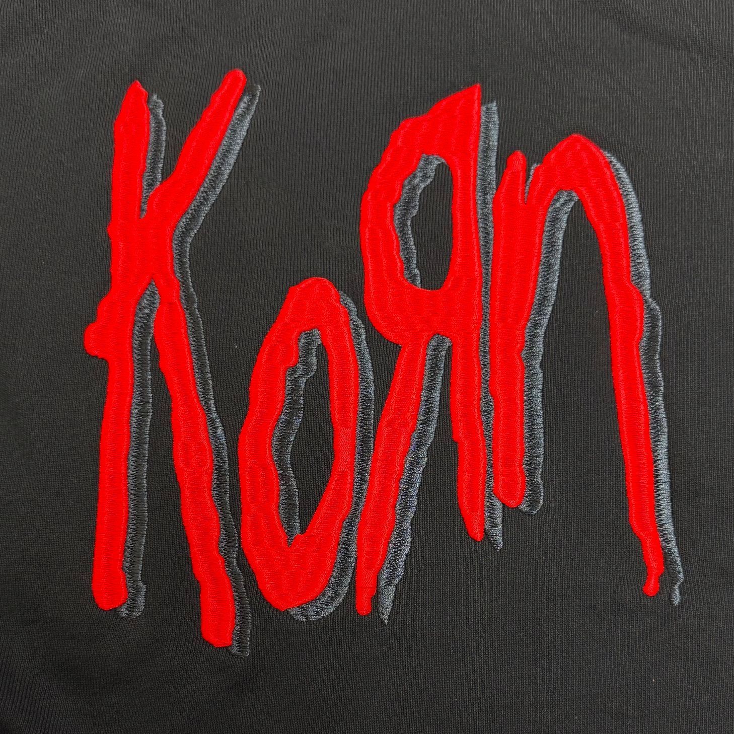 【アディダス】× KORN チェック柄 スウェットパーカー 参考上代19800円 未使用品 adidas KORN HOODIE BLACK コーン