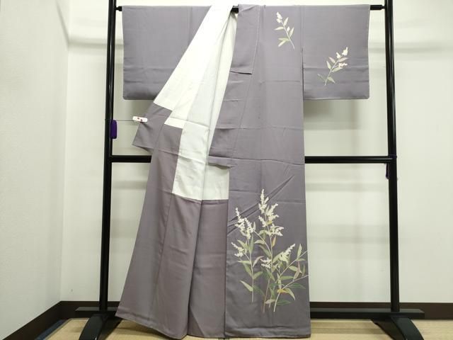 平和屋着物○本加賀友禅 成竹登茂夫 訪問着 枝花文 正絹 逸品 未使用  