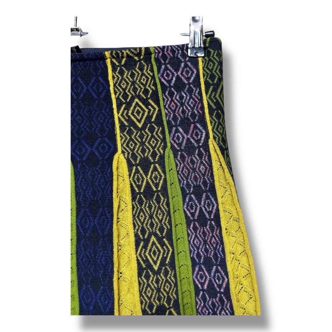 ETRO エトロ アルパカ混ウール ジャガードニットスカート 総柄