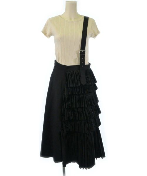noir kei ninomiya ロング マキシ丈スカート レディース 古着 送料無料