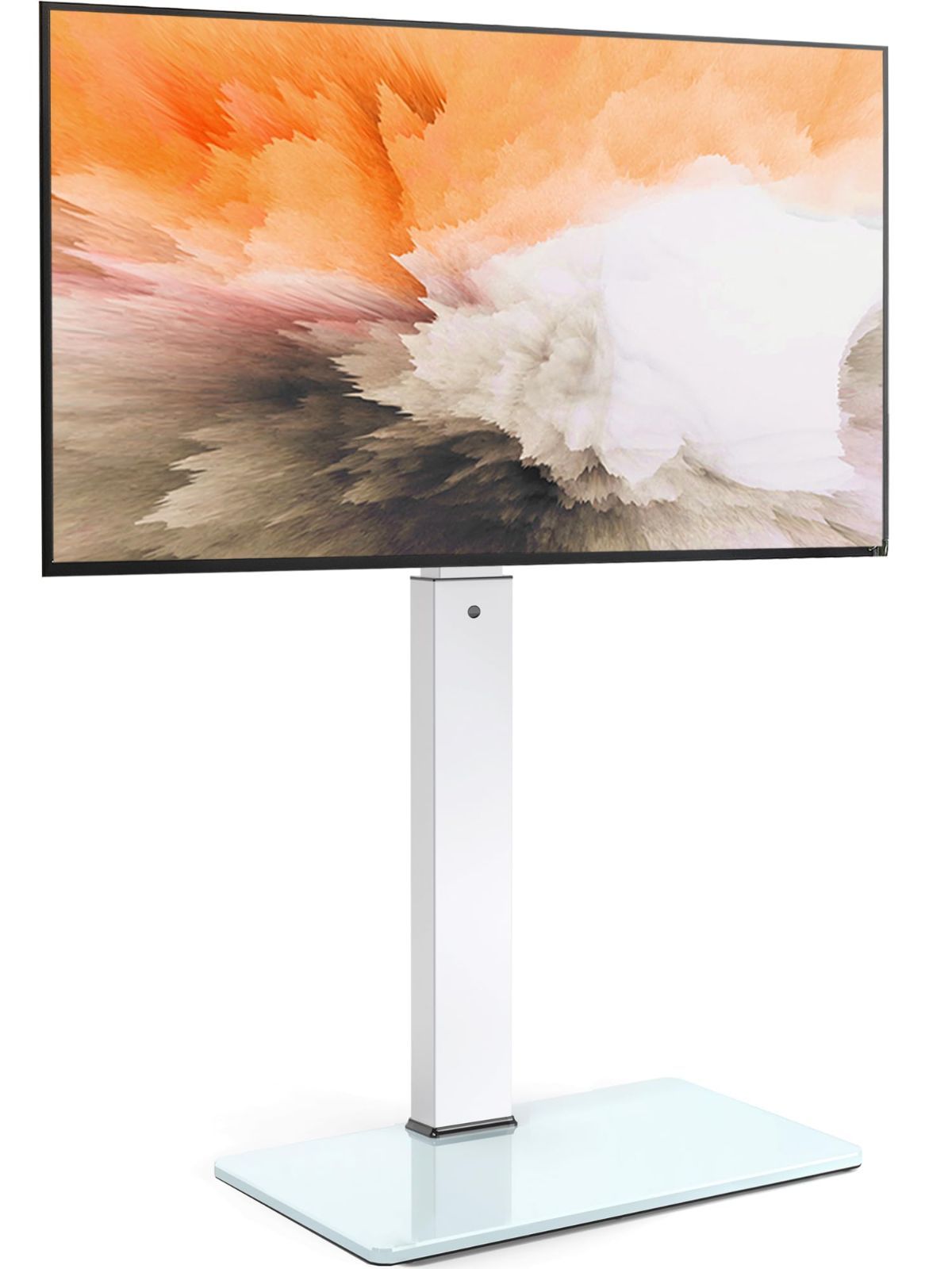 新着商品 FITUEYES テレビスタンド 32-65インチ対応 壁寄せテレビスタンド 高さ調節 首振り ホワイト TT107502GW