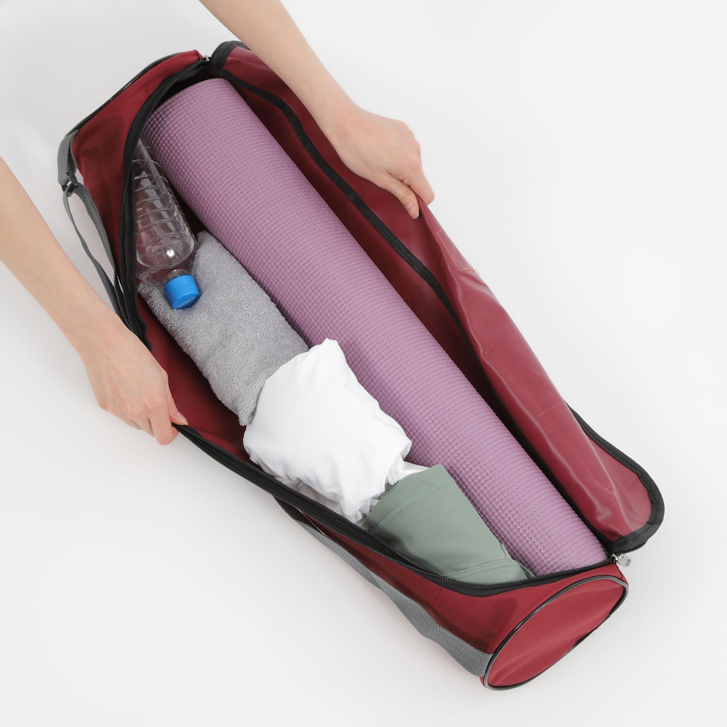 ヨガマット、マットケース ヨガマットケース ヨガマット ケース メッシュバッグ ヨガ