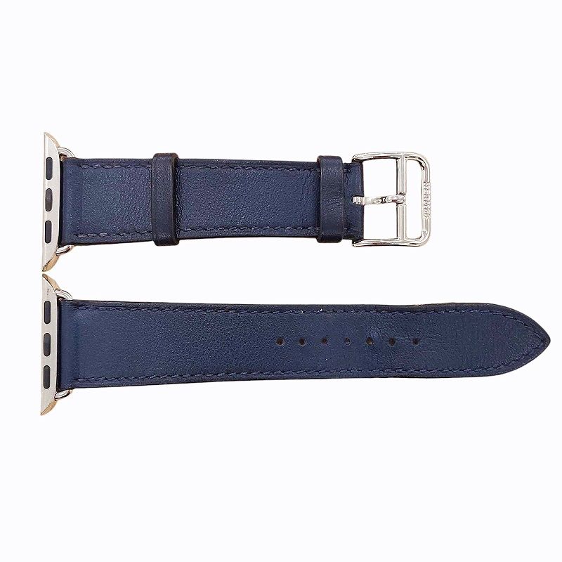 2725 希少品 Apple Watch エルメス ブルーラン クレ レザー HERMES