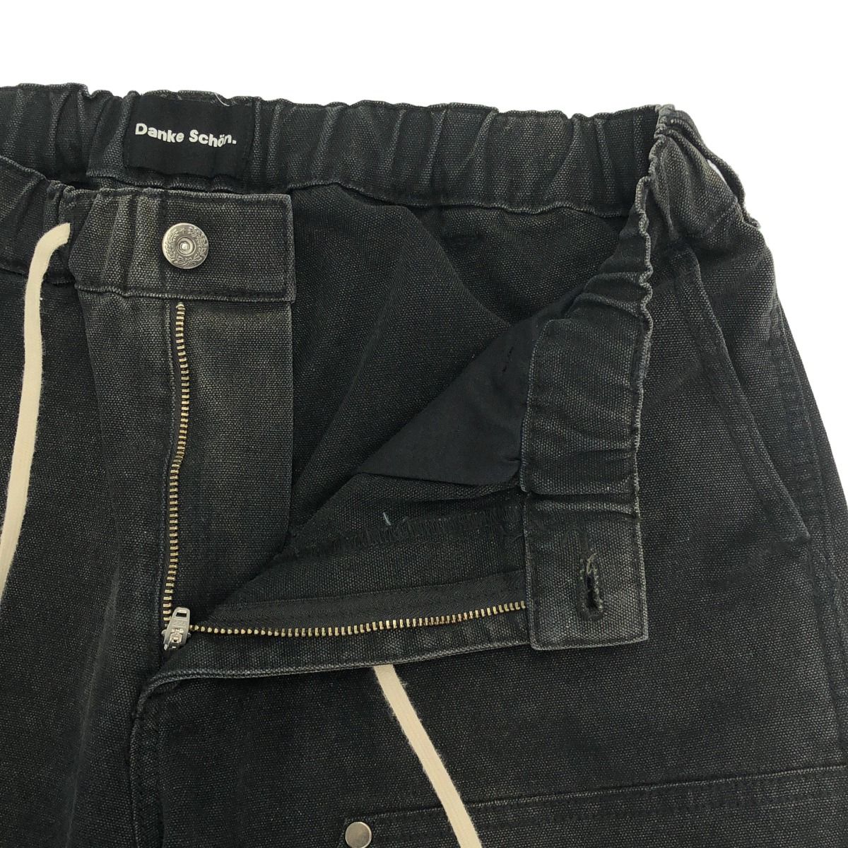Danke schon ダンケシェーン 25SS DAMAGE DUCK WKNEE SHORTS ダメージ 