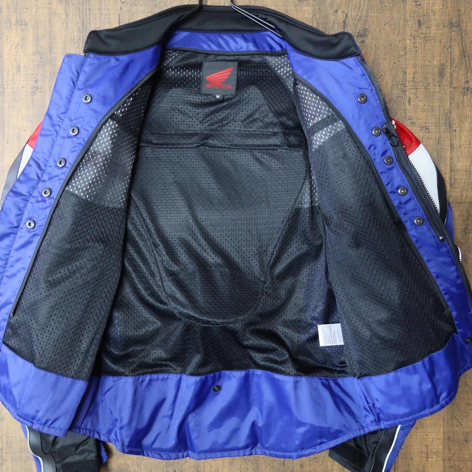 最新最全の VTG トリコロールビニじゃん（大きいサイズ ジャッケット HONDA オートバイ