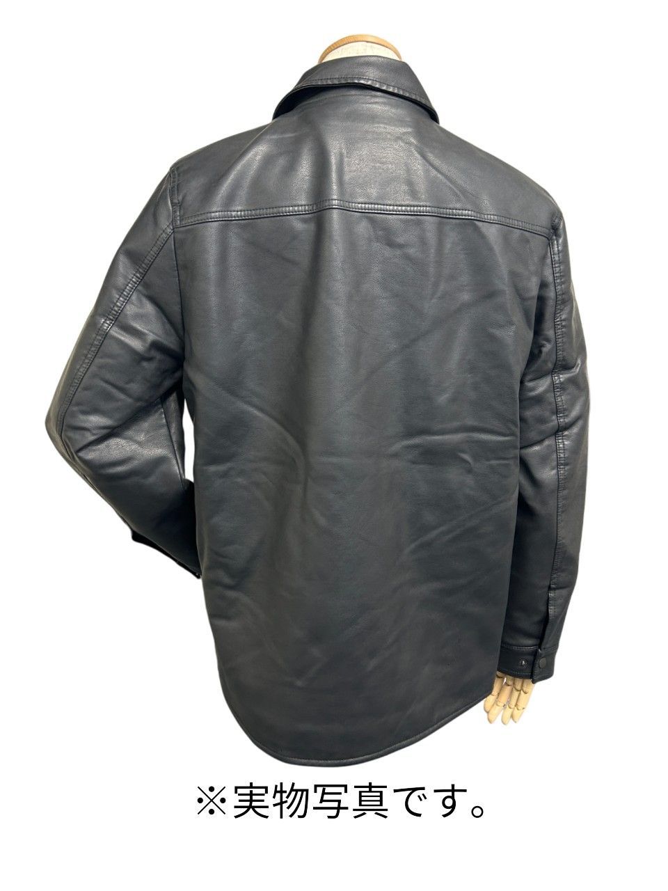 Levi's リーバイス MA-1スタイル レザージャケット メンズ