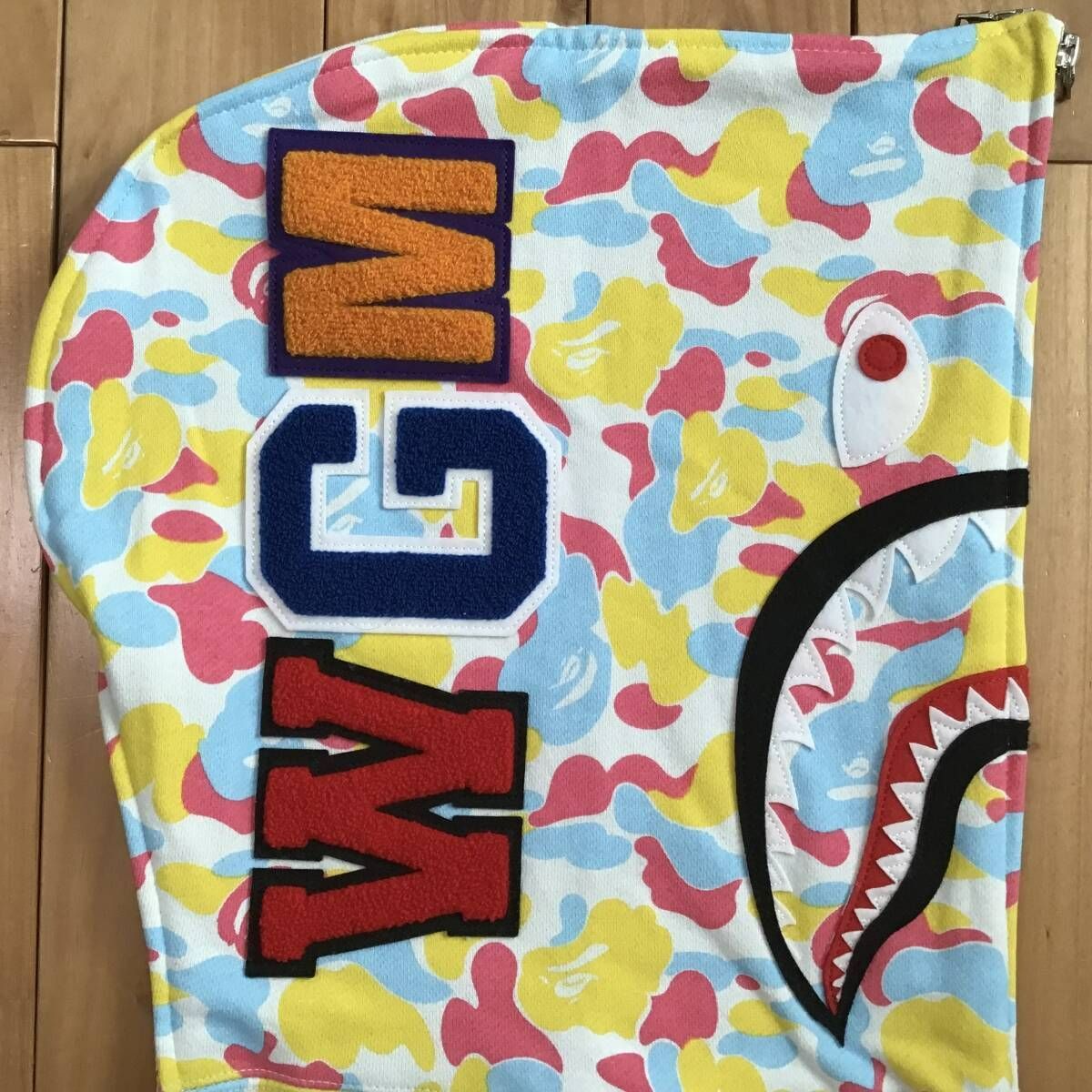 ☆三亜限定☆ SANYA STORE CAMO Separate shark full zip hoodie