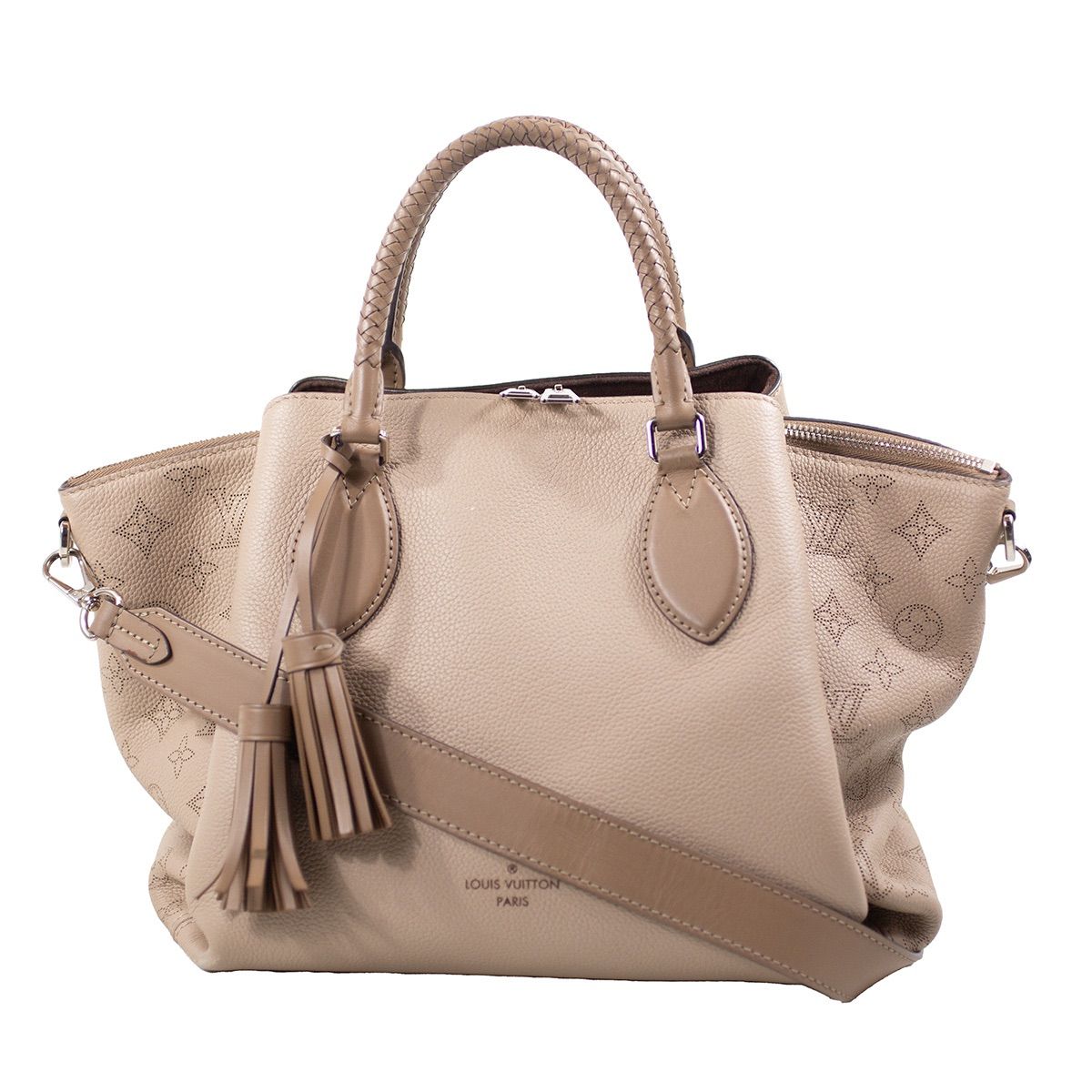Louis Vuitton】ルイ・ヴィトン ハウメア M55031 マヒナ レザー ガレ