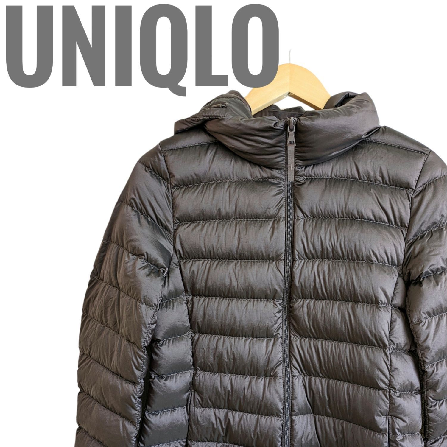 ユニクロ UNIQLO ウルトラライトダウン アウター 軽い ダークブラウン 