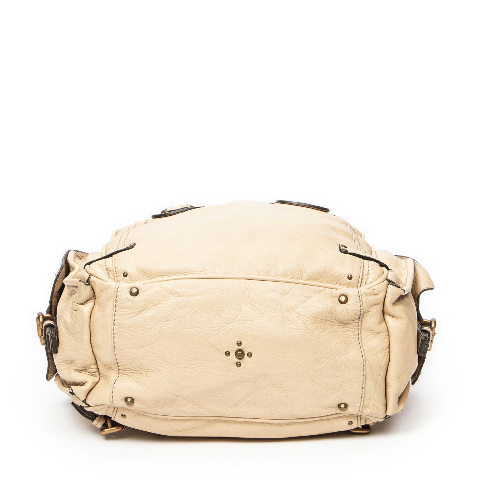 chloe パディントン　ベージュ Chloe Paddington Bag Light Beige Leather Gold Hardware