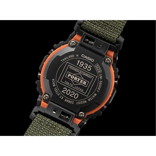 【中古】GM-5600EY-1JR カシオ✖️PORTER G-SHOCK Porter x G-Shock GM-5600EY-1 Collaboration for 85th