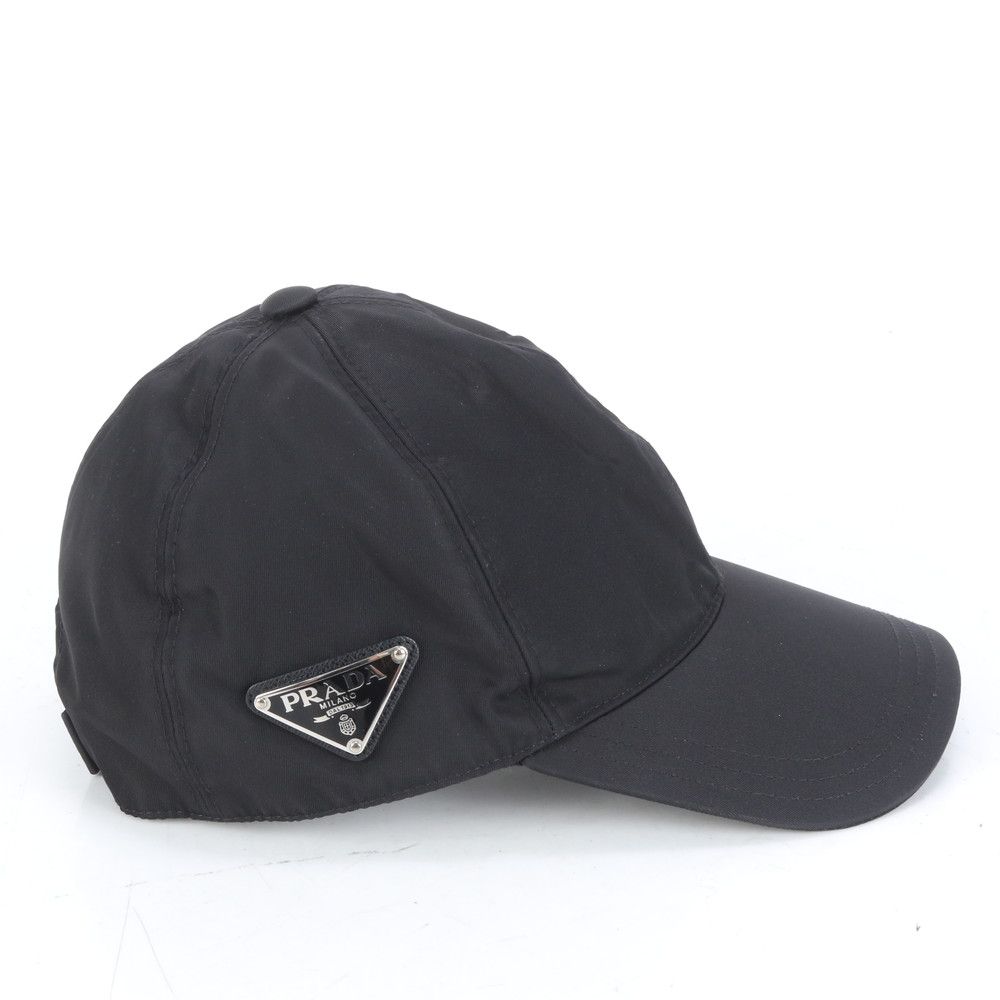 PRADA ブラックナイロンキャップ PRADA ブラック ナイロン キャップ