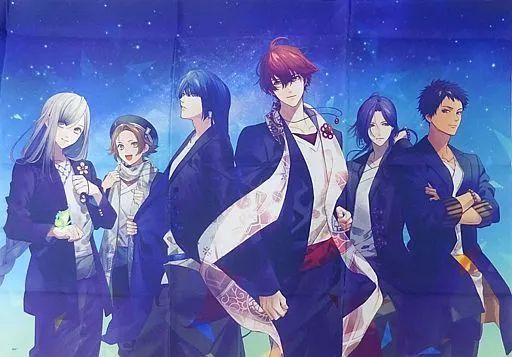 ポスター　オトメイトwithUシリーズ+B2布ポスター 集合 「オランピアソワレ」 完全受注生産 オトメイト冬の市2020-2021グッズ 中古】ポスター オトメイトwithUシリーズ+B2布ポスター 集合