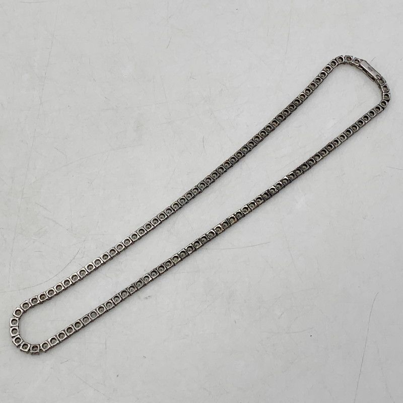 現状渡し品】AVALANCHE アヴァランチ TENNIS NECKLACE 4MM 925