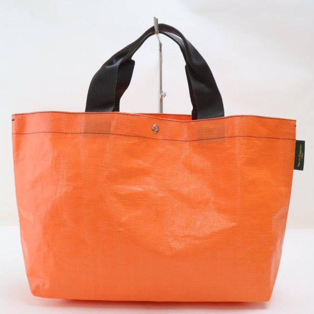 2509-28 エルベシャプリエ トートバッグ 美品 Hervechapelier ビニール 