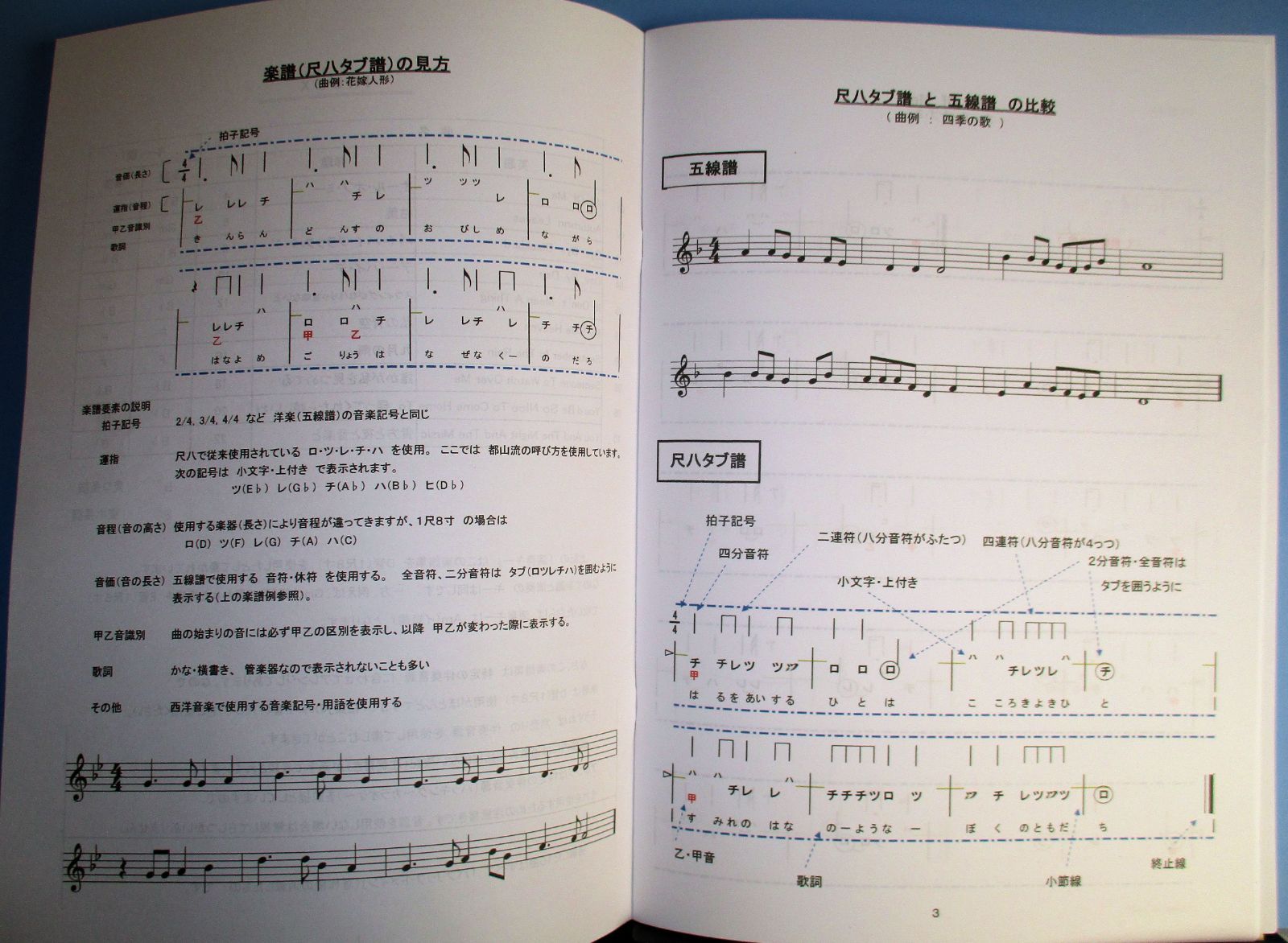 明暗　尺八　楽譜 （B5折本） wagakkicom_zyk9yrr1b1