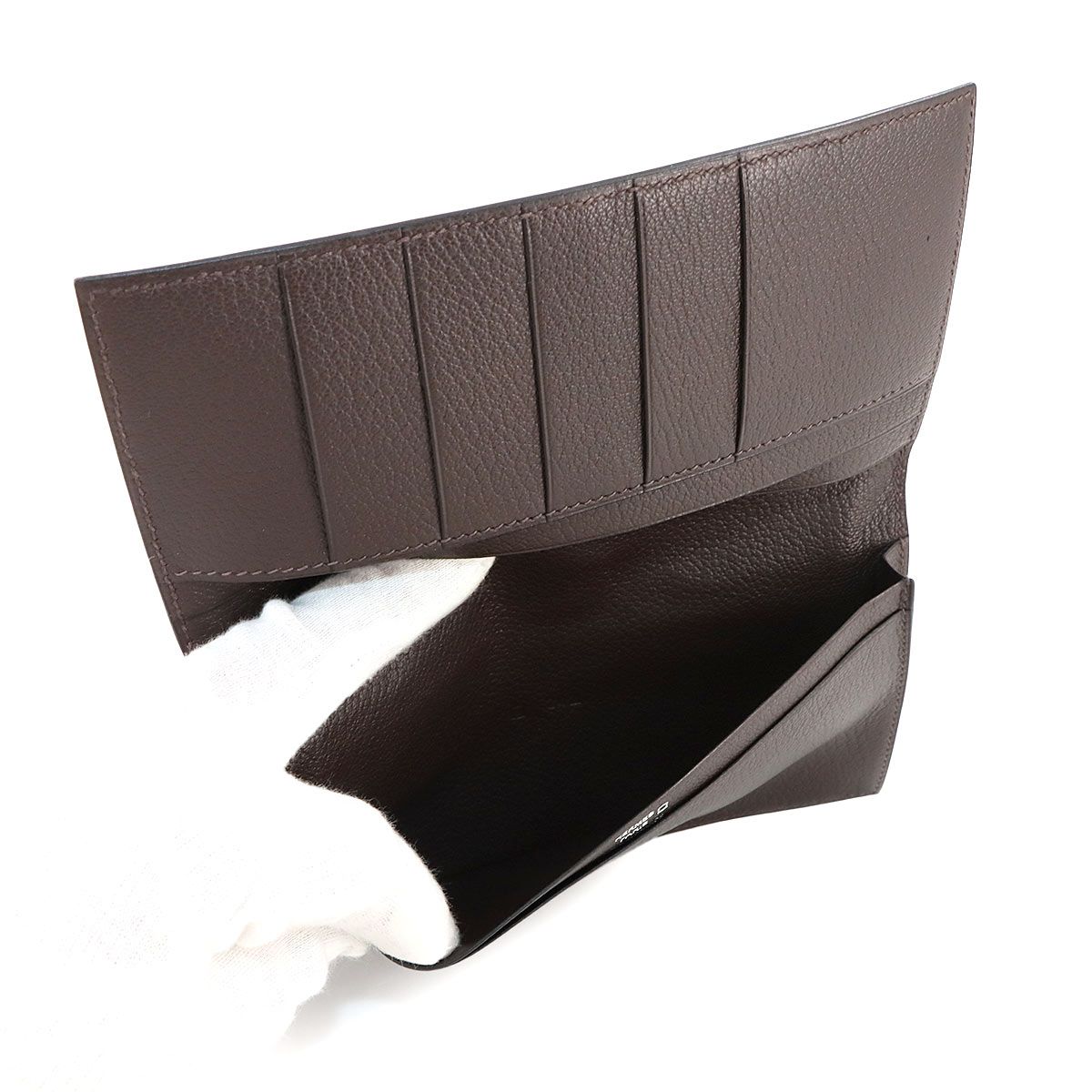 HERMES フレミング MC2 アリゲーター ダークブラウン 【公式通販】