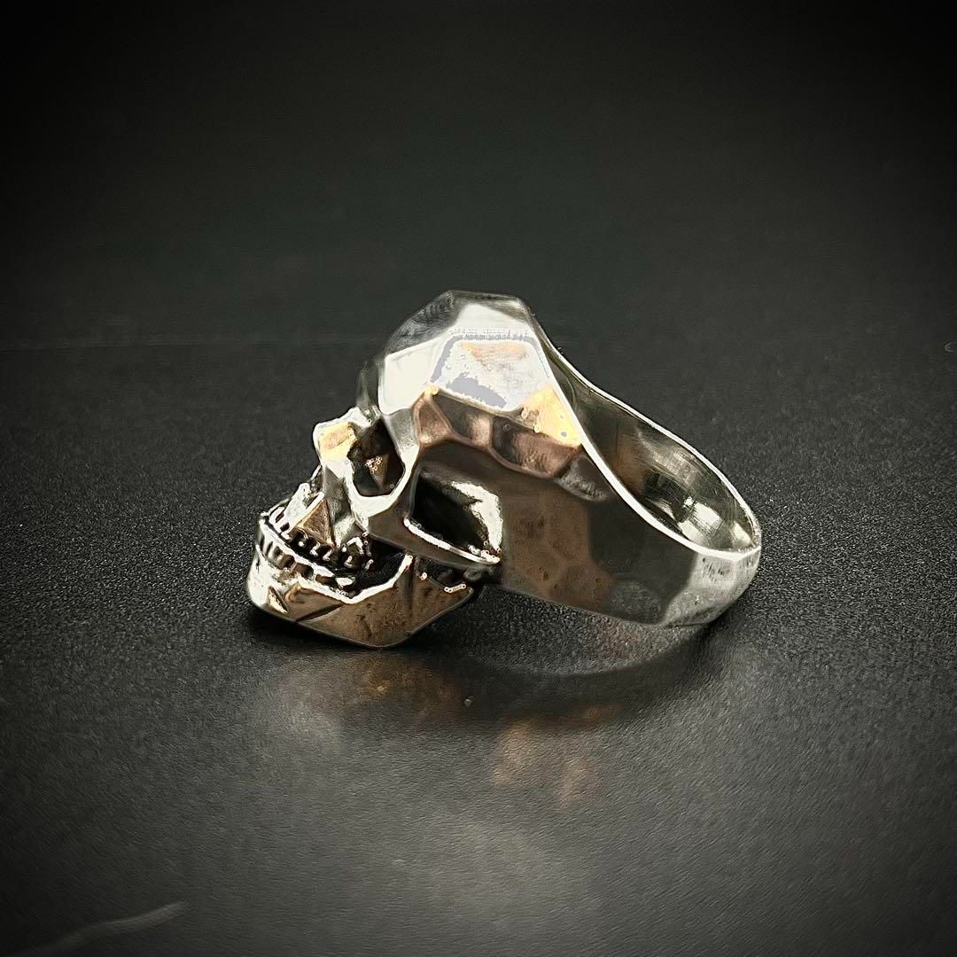 ギミック可動×重厚デザイン】スカルリング 21号 23号 26号 シルバー925