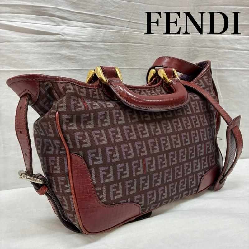 FENDI フェンディ ショルダーバッグ 00s ズッカ柄 ズッキーノ