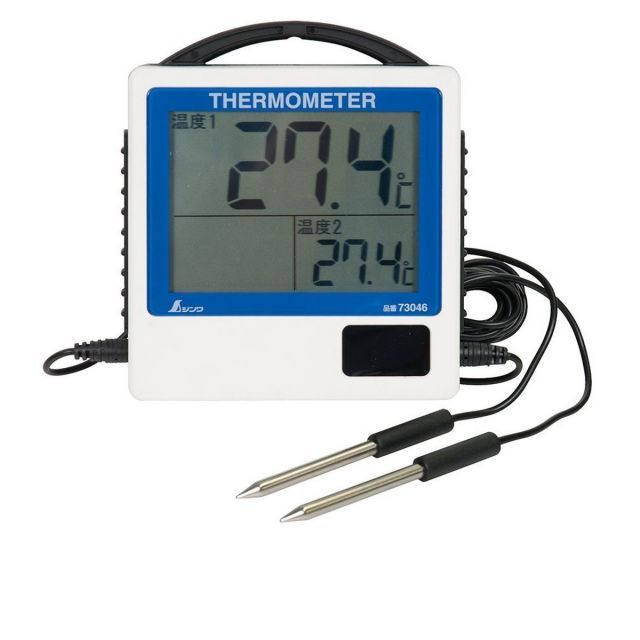 Pちゃん様 シンワ測定 デジタル温度計 G-2二点隔測式 防水型 73046