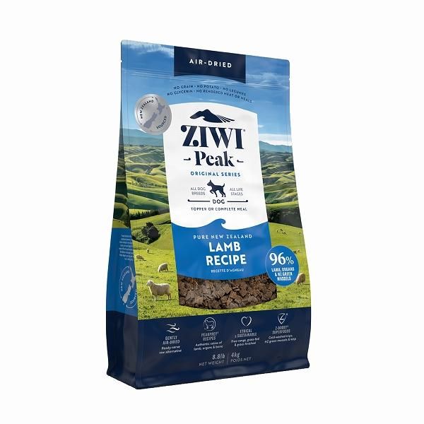 ZIWI Peak ジウィピーク エアドライ ドッグフード ラム4kg トッピングにおすすめ 正規品