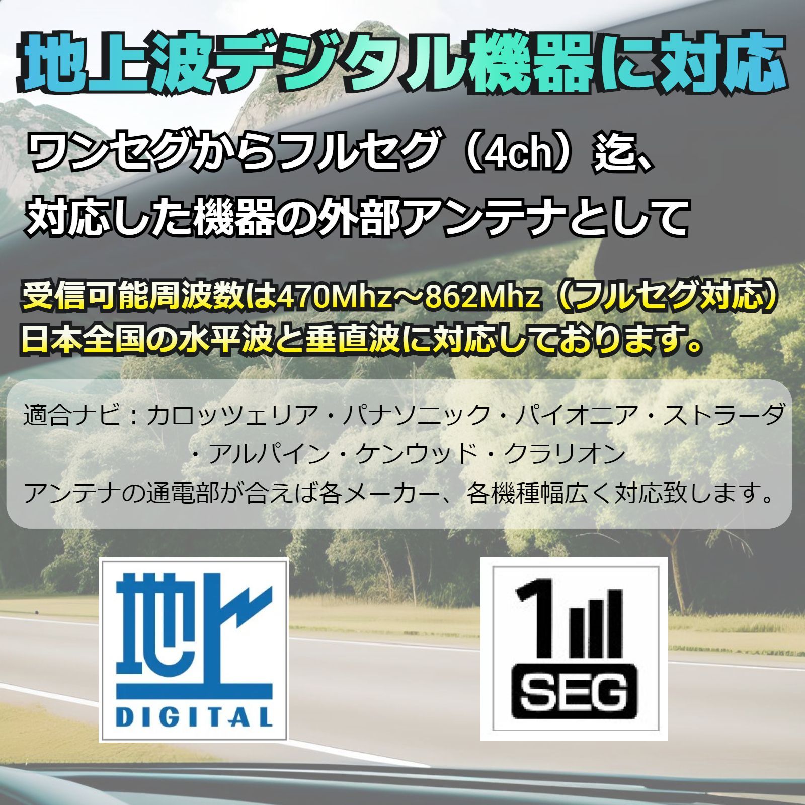 NSZT-W62G トヨタ GPS 一体型 地デジ フィルムアンテナ 両面テープ 取説 ガラスクリーナー付 送料無料 △GL1105 - メルカリ
