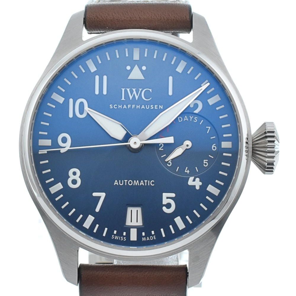 IWC IWC SCHAFFHAUSEN IW501002 ビッグパイロットウォッチ プティ・プランス 7デイズ 自動巻き メンズ美品箱付き D#133240