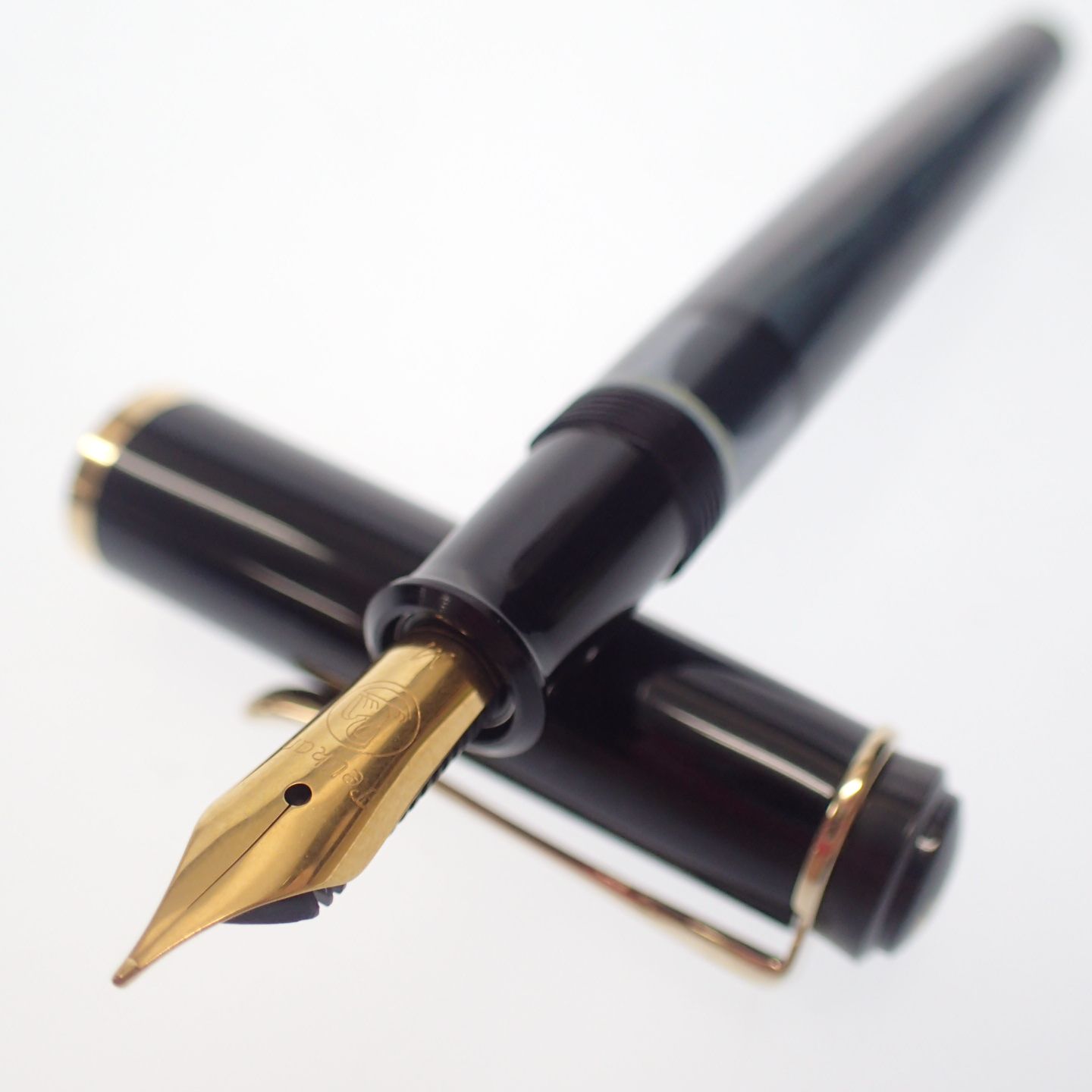 ペリカン 万年筆 スーベレーン ブルー マーブル柄 Pelikan【AFI18