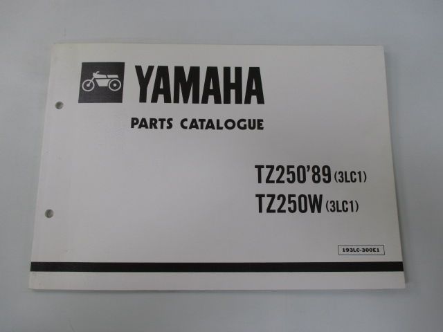 TZ250 TZ250W パーツリスト 1版 ヤマハ 正規  バイク 整備書 英語版 3LC1 Li 車検 パーツカタログ 整備書