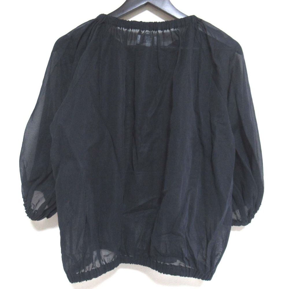 Drawer 別注 T-MAT MASAKI PARIS ブラウス 紺色