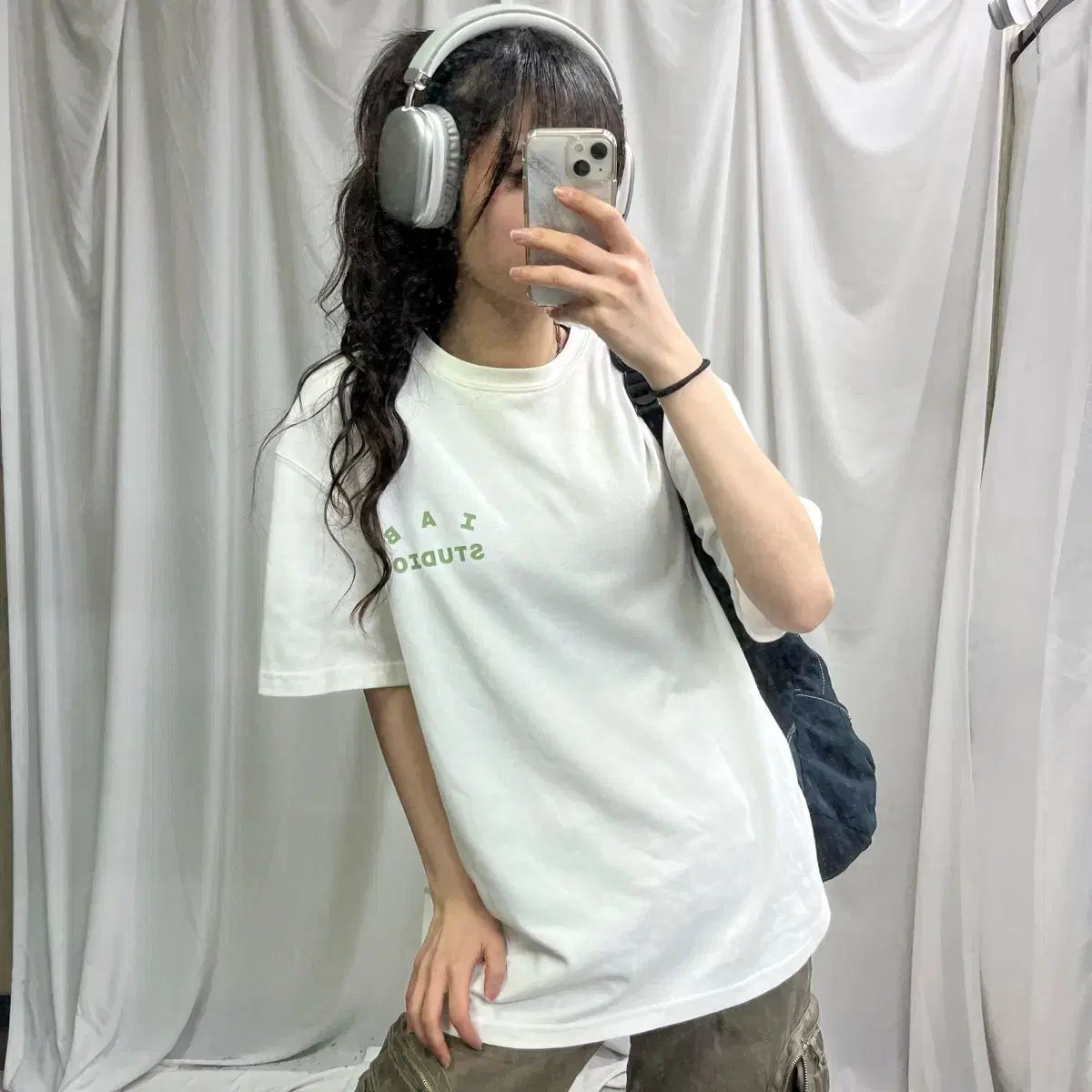 IAB Studio アイエプスタジオ スタジオ 白 半袖